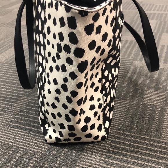 Liz Claiborne Large purse, black and white - Picture 4 of 8